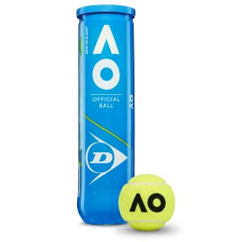 Dunlop Tennis Ball Australian Open - For Clay, Hard Court And Grass (2 X 4 Bi-Pet)