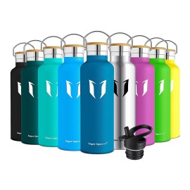 Super Sparrow Stainless Steel Water Bottle 620Ml- Vacuum Insulated Metal Water Bottle - Standard Mouth Flask - Bpa Free - Ideal Straw Water Bottle For Work, Gym, Travel, Sports