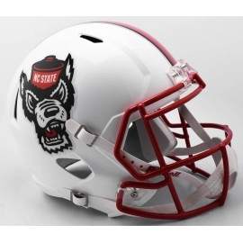 Riddell Ncaa North Carolina State Wolfpack Helmet Full Size Replicahelmet Replica Full Size Speed Style Tuffy Design Team Colors One Size