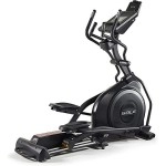 Sole Fitness E25 2020 Model Indoor Elliptical, Home And Gym Exercise Equipment, Smooth And Quiet, Versatile For Any Workout, Bluetooth And Usb Compatible