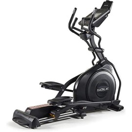 Sole Fitness E25 2020 Model Indoor Elliptical, Home And Gym Exercise Equipment, Smooth And Quiet, Versatile For Any Workout, Bluetooth And Usb Compatible