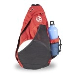 Infinite Discs Slinger Disc Golf Backpack For Quick Disc Storage, 6-12 Discs In Your Bag (Red)