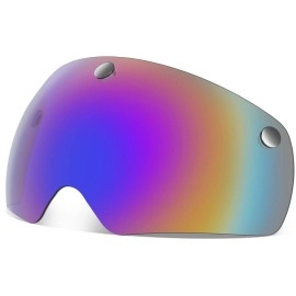 Victgoal Detachable Magnetic Bike Helmet Goggles Visor For Vg110 Bicycle Helmet (Colorful)