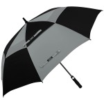 G4Free 68 Inch Automatic Open Golf Umbrella Double Canopy Extra Large Oversize Windproof Waterproof Stick Umbrellas(Black/Gray)