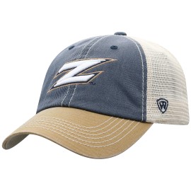 Top Of The World Akron Zips Mens Relaxed Fit Adjustable Mesh Offroad Hat Team Color Icon, Adjustable