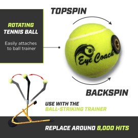 Billie Jean King's Eye Coach Replacement Tennis Ball for Tennis Practice Trainer