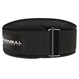 Iron Bull Strength Weightlifting Belt For Men And Women - 6 Inch Auto-Lock Weight Lifting Back Support, Workout Back Support For Lifting, Fitness, Cross Training And Powerlifitng (X-Large, Black)