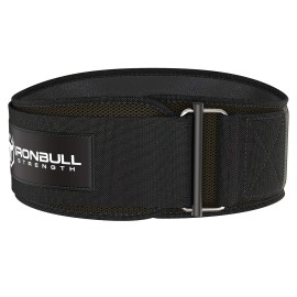 Iron Bull Strength Weightlifting Belt For Men And Women - 6 Inch Auto-Lock Weight Lifting Back Support, Workout Back Support For Lifting, Fitness, Cross Training And Powerlifitng (Large, Green)