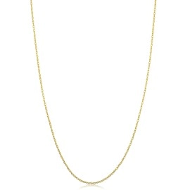 Kooljewelry 10K Yellow Gold Rope Chain Necklace (09 Mm, 24 Inch)