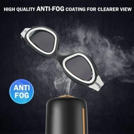 Focevi Swimming Goggles for Men/Women, Anti-Fog Anti-UV Mirrored Wide Vision Adult Swim Goggles, Boys/Girls/Junior/Teenagers/youth Swim Googles, Swimming Glasses and Gear