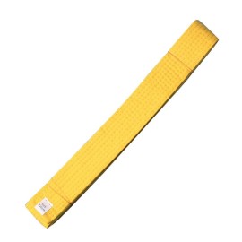Taekwondo Colored Ranking Belts Cotton Martial Arts Judo Karate Tkd Aikido Uniform Belt Adult (Yellow, 280Cm)
