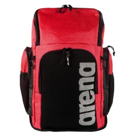 Arena Team Backpack 45 L Swimming Athlete Sports Gym Backpack Training Gear Bag For Men And Women, Red Melange