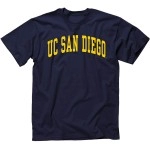 Ivysport University Of California - San Diego Ucsd King Tritons Short Sleeve Adult Unisex T-Shirt, Classic, Navy, Medium