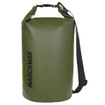 Marchway Floating Waterproof Dry Bag Backpack 5L/10L/20L/30L/40L, Roll Top Sack Keeps Gear Dry For Kayaking, Rafting, Boating, Swimming, Camping, Hiking, Beach, Fishing (Army Green, 10L)