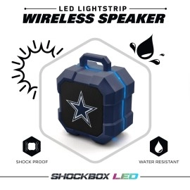 SOAR NFL Shockbox LED Wireless Bluetooth Speaker, Las Vegas Raiders