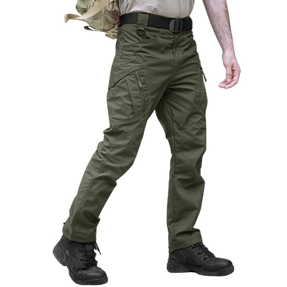 Tacvasen Outdoor Sports Lightweight Cycling Climbing Hunting Cargo Trousers Pants Army Green,40