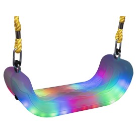 XDP Recreation Firefly LED Lighted Swing Swing, Clear