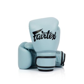 Fairtex Bgv20 Muay Thai Boxing Gloves For Men, Women Kids Mma Gloves For Martial Artsmade From Micro Fiber Is Premium Quality, Light Weight Shock Absorbent 10 Oz Boxing Gloves-Pastel Blue