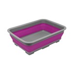 Ram Collapsible Washing Up Bowl - Portable 10 Litre Water Storage Basin Ideal For Camping, Caravans, Outdoor Activities, Kitchen And More - Purple