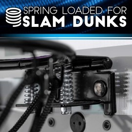 Franklin Sports Over The Door Mini LED Scoring Basketball Hoop - Slam Dunk Approved - Shatter Resistant - Accessories Included
