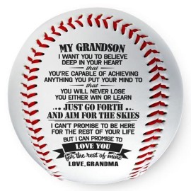 Doptika Baseball Gifts For Grandson, To My Grandson Gifts From Grandma, Christmas, Birthday, Graduation Gifts For Teen Boys, Personalized Gifts, Christmas Ideas, Grandparents Grandson Gifts