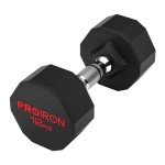 Proiron Steel Dumbbell, 26.5 Lbs (12 Kg), 1 Piece, Iron Array, Dumbbell, Dumbelll Set, Suitable For Home And Commercial Use