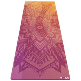 Reetual, The Yoga Mat That Adores Sweat Premium 2In1 Hot Yoga Mat Non Slip Towel Combo - With Carrying Strap Eco Friendly Designed For Bikram, Hot Yoga, Ashtanga, Vinyasa, Power, Hatha, Pilates