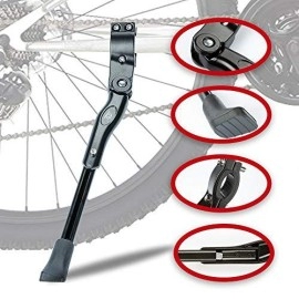 Lycaon Bike Kickstand, Aluminum Alloy Adjustable Bicycle Kickstands With Non-Slip Rubber Base, Bike Stand For Mountain Bikeroad Bicycleadult Bikesports Bike