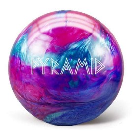 Pyramid Path Bowling Ball (Pink/Blue/Teal, 15 LB)