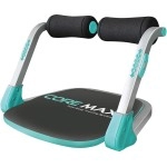 Core Max 2.0 Smart Abs And Total Body Workout Cardio Home Gym , Teal/Grey