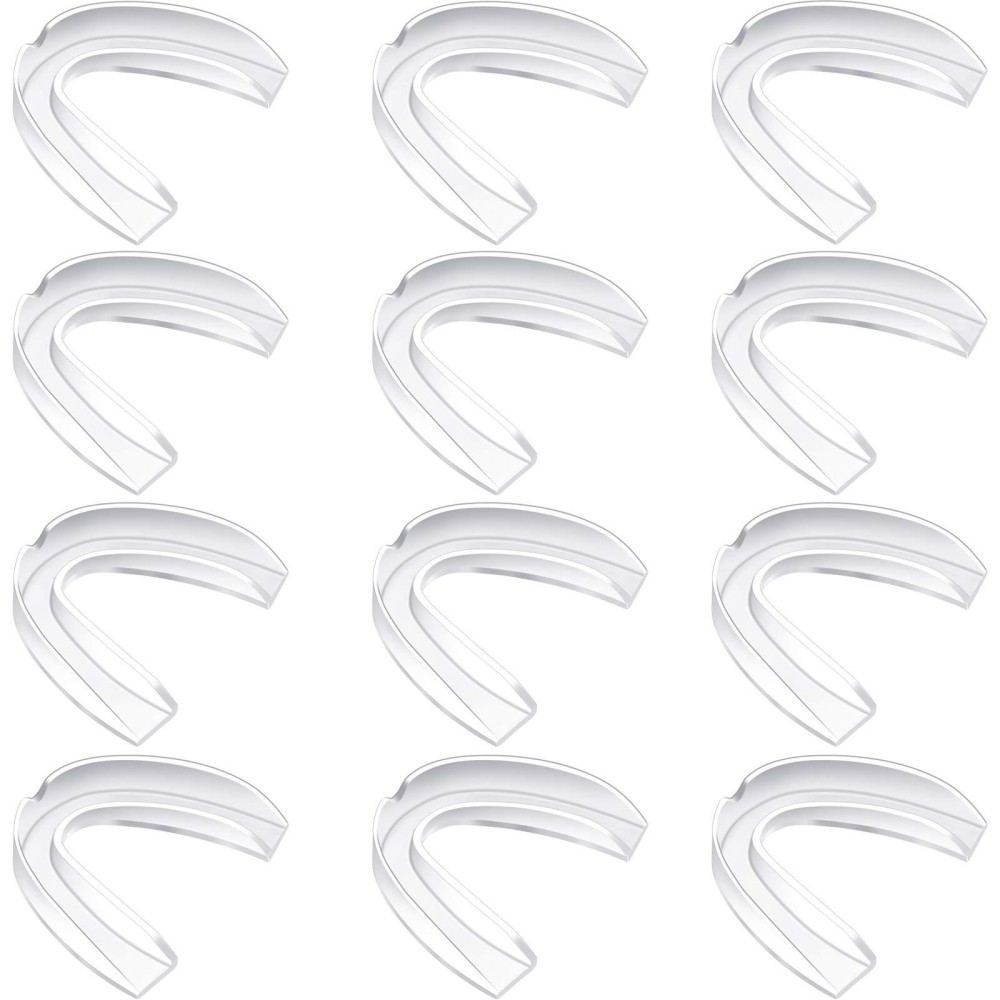Bbto 20 Pieces Sports Mouth Guards Mouth Protection Athletic Mouth Guard For Kids And Adults (Transparent)