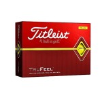 Titleist Trufeel Golf Balls, Yellow, (One Dozen)