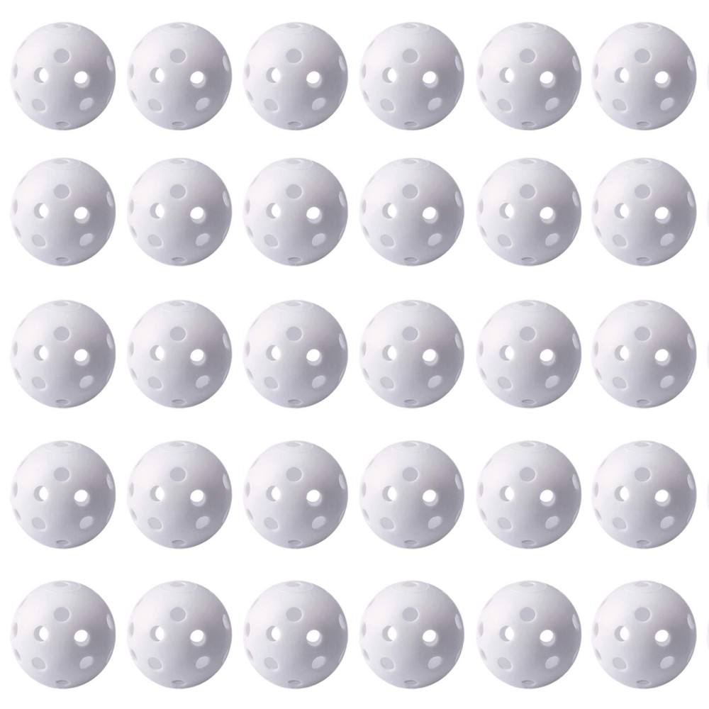 Practice Golf Balls 30 Pack, Plastic Golf Training Balls 5 Inch Golf Balls For Driving Range, Swing Training, Indoor Simulators, Outdoor And Home Use