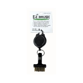 Ez Brush Ultimate Golf Brush Black Clip On Club Cleaning Tool New (2)
