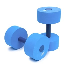 Sunlite Sports High-Density Eva-Foam Aquatic Dumbbell Set, Water Weight, Soft Padded, Water Aerobics, Aqua Therapy, Pool Fitness, Water Exercise