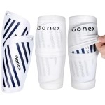 Gonex Soccer Shin Guards For Kids Adult, Youth Boys Girls Shin Guards Slip In Soccer Shin Pad Sleeves Canilleras For Football Games, Eva Cushion Protection Reduce Shocks Injuries