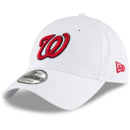 New Era Replica Core Classic Twill 9Twenty Adjustable Hat Cap (Washington Nationals (White))