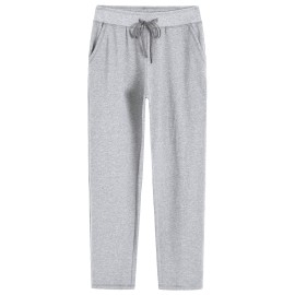Weintee Womens Cotton Sweatpants With Pockets 2X Oxford Gray