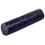 Yes4All High Density Foam Roller For Back, Variety Of Sizes & Colors For Yoga, Pilates - Purple Speckled - 24 Inches