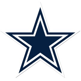 Nfl Siskiyou Sports Fan Shop Dallas Cowboys Auto Decal 8 Inch Sheet Team Color