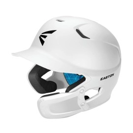 Easton Z5 2.0 Batting Helmet W/ Universal Jaw Guard, Baseball Softball, Junior, Matte White