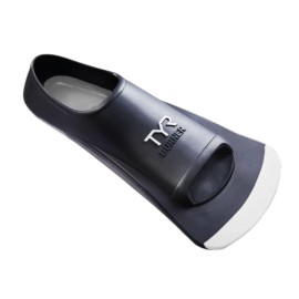 TYR unisex adult Burner Fins 2.0 Footwear, Black/White, Large US