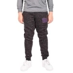 Ultra Game -Nfl New York Giants Boys Extra Soft Black Snow Fleece Jogger Sweatpants, Black Snow, 14/16