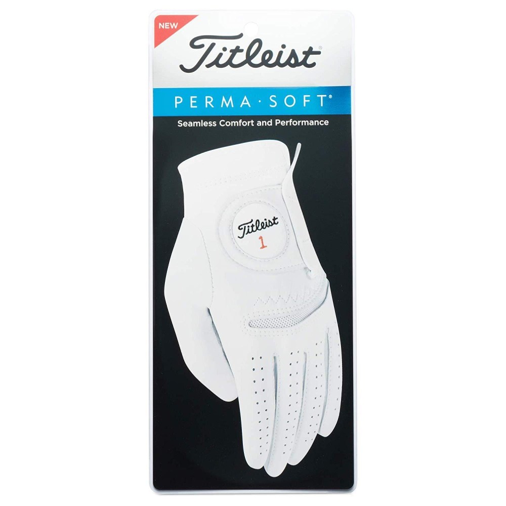 Titleist Perma-Soft Mens Regular Left Pearl , Mediumlarge