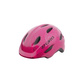 Giro Scamp Youth Recreational Cycling Helmet - Bright Pink/Pearl (Discontinued), Small (49-53 cm)