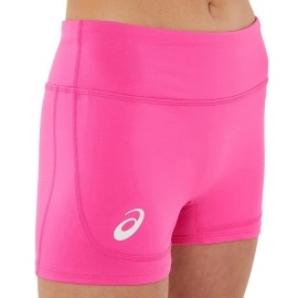 ASIcS 3 Volleyball Fit Short, Team Pink glow, Large