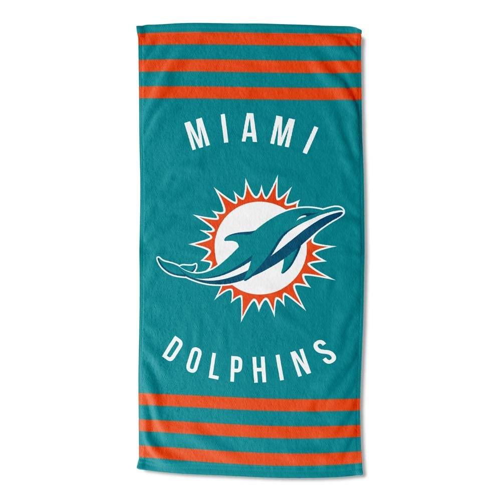 Northwest Nfl Miami Dolphins Unisex-Adult Beach Towel 30 X 60 Stripes