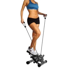 BalanceFrom Adjustable Stepper Stepping Machine with Resistance Bands Gray