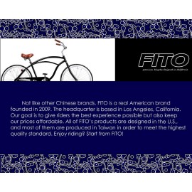 Fito 27.2 x 350mm Bicycle Suspension Seatpost Seat Post with Clamp - Black