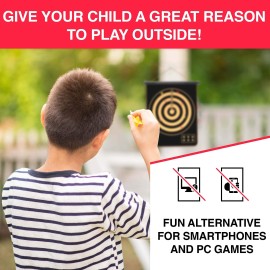 FUNGENIX Magnetic Dart Board for Kids - Indoor Outdoor Darts Game, 16pcs Magnetic Darts, Double Sided Board Games Set, Best Toys Gifts for Teenage Age 5 6 7 8 9 10 11 12 13 14 15 16 Years Old Boys